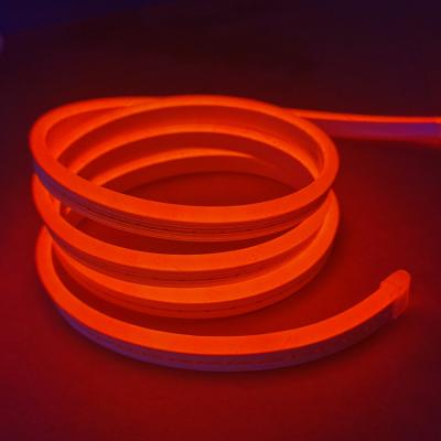 China Orange Flexible Neon LED Rope Lights Waterproof IP65 DC12V Decorative Lighting for sale