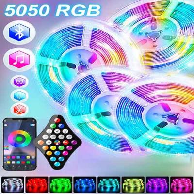 China SMD 5050 RGB LED Neon Light Strip DC 12V Neon Flex Led Strips Waterproof for sale