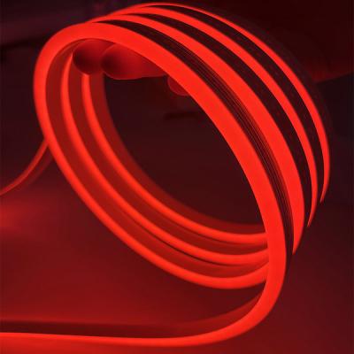 China 5X12mm Flexible Silicone LED Neon Rope Light DC12V IP65 For DIY Indoor Outdoor Sign Letters for sale