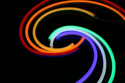 China Verein/Badezimmer führten RGB-Flexlicht, Farbänderndes flexibles Neonrohr zu verkaufen