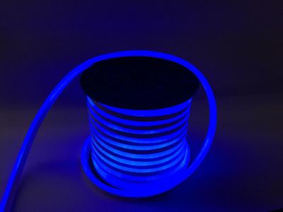 China Blue Flexible Led Neon Rope Light , Super Bright SMD LED Blue Neon Tube Light for sale