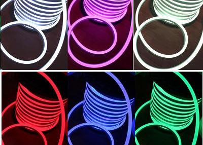 China PVC LED RGB LED Neon Flex Multi Color Changing 110V AC Input Voltage for sale