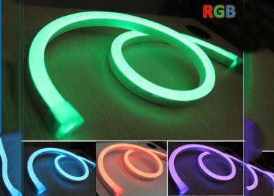 China Decorative 24V Neon Led Flexible RGB , Color Changing RGB Led Neon Rope Light for sale
