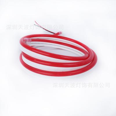 China Luzes de tira de néon do diodo emissor de luz do mini cabo flexível de néon do silicone 12V com revestimento colorido à venda