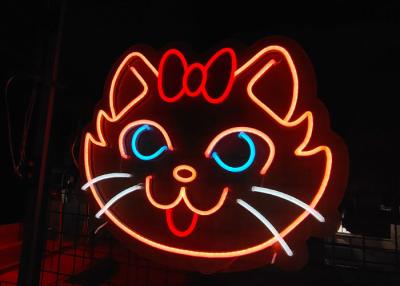 China Vasten Cat Custom Led Neon Signs 200cm For Amusement Park for sale