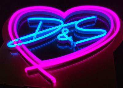 China Marriage Party Birthday Logo Acrylic Led Neon Signs 14 Colors for sale