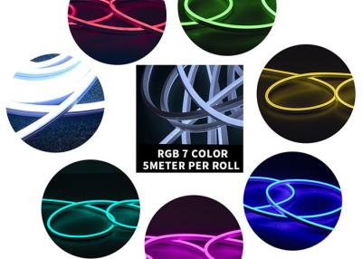 Chine L'enseigne au néon mené par RVB SMD de couleurs du silicone 7 Cuttable imperméabilisent à vendre