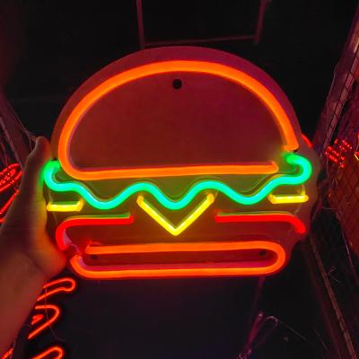 Chine Hamburger au néon Cuttable de KFC d'aliments de préparation rapide de restaurant de la CE LED Flex Sign AC240V à vendre