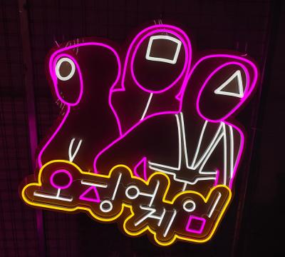 China Korea Japan custom neon sign word letter picture handmade neon sign for sale