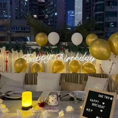 China Alles- Gute zum Geburtstagleuchtreklame Vasten Zollplombe Leuchtreklameparteileuchtreklamen zu verkaufen