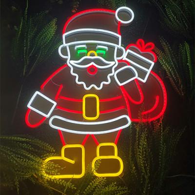 Cina Il regalo di Ac100v ha condotto l'insegna al neon nessun Natale fragile Santa Claus Cuttable Waterproof in vendita