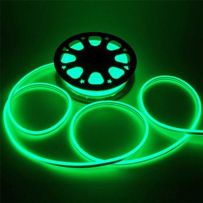 China Luz verde de Halloweens de los 8w/M Led Flexible Tube de las luces de la Navidad hecha a mano de la señal de neón en venta