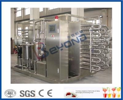 China CE Fruit Processing Equipment , Tubular Uht Processing Equipment For Fruit Juice for sale