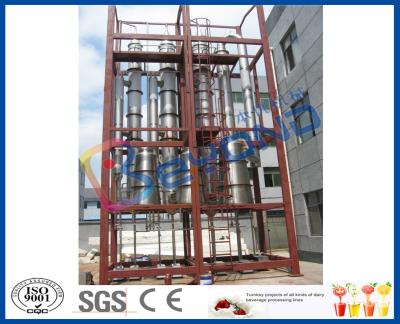 China Peach / Apple Juice Concentrator Multiple Effect Evaporator 28KW Total Rated Power for sale