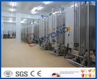 China 5000 LPH Beverage Production Line Fruit Juice Powder Mixing And Sterilizing Plant for sale