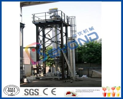 China High Efficient Thin Film Multiple Effect Evaporator With Centrifugal Scraped Film Evaporator Design for sale