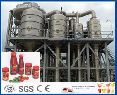 Chine Installation de transformation de sauce tomate d'acier inoxydable pour le processus de fabrication de sauce tomate à vendre