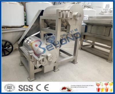 China Double Stage Fruit Pulper Machine , Mango Pulping Industrial Juice Extractor Machines for sale