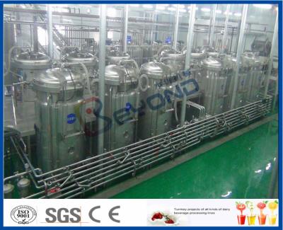 China Linha de processamento tubular da manga da esterilização do UHT com a máquina de enchimento asséptico à venda