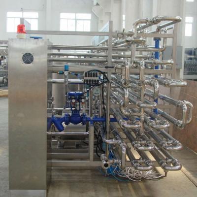 China PLC Control Dairy Processing Plant 2000LPH UHT Aseptic Tubular Sterilizer 1 Year Warranty for sale