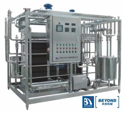 China Operación simple modificada para requisitos particulares fábrica de la estructura compacta y máquina conveniente de la pasterización de la leche del mantenimiento 1000LPH en venta