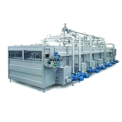China SUS304 Carbonated Beverages Pasteurization Tunnel Stepless Speeding for sale