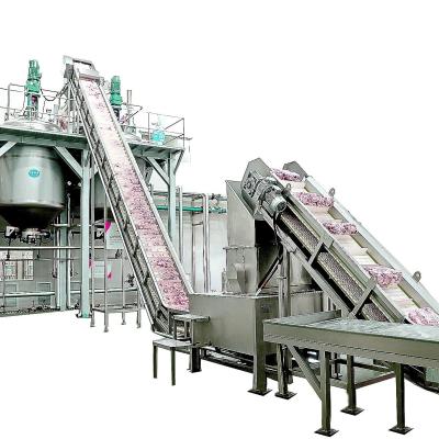 China CE Certified Soup Production Meat Processing Machine Full Auto  Meat Deep Processing for sale