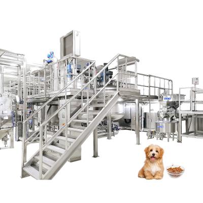 China Limpeza automática completa do CIP da máquina de processamento da carne dos alimentos para animais de estimação SUS304 à venda