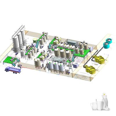 China 10000L / Day UHT Milk Processing Line With Milk Processing Unit 250 - 1000ml for sale