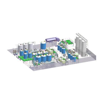 China PLC 3000L/H Milk Processing Plant Machinery 	Energy Saving for sale