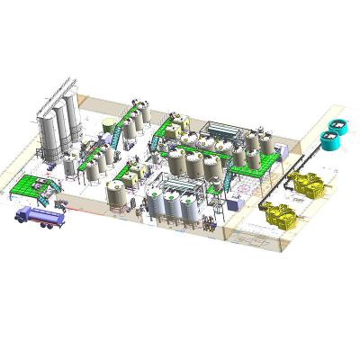 China Auto Blending Yogurt Processing  Production Line With Heat Treatment for sale