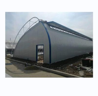 China Tomato Strawberry Flower Hydroponic Winter Quilt Greenhouse with Double Layer Film Cover for sale