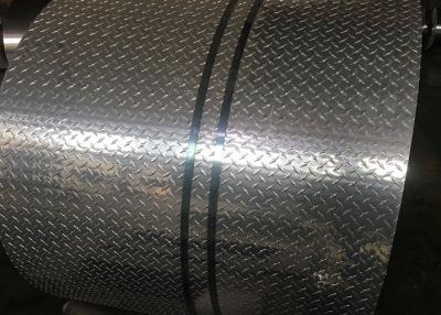 China 3003 5052 Aluminum Diamond Plate Sheets Coil Bright Finish for sale