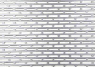 China 0.3mm - 5mm Slotted Hole Perforated Sheet , 3003 H14 Perforated Metal Sheet for sale