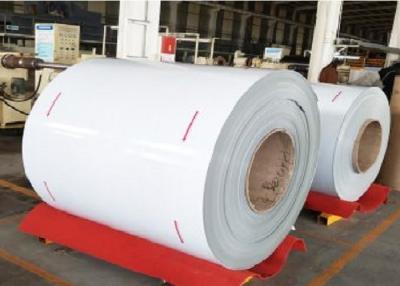China O PE PVDF pintou a bobina de alumínio, bobina 3003 1050 1100 1060 de alumínio branca para a calha da chuva à venda