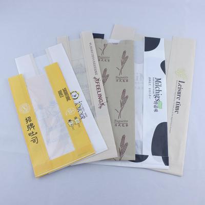 China Eco Friendly Foil Lined Paper Bags Takeaway White Kraft Bakery Cookies Packing for sale