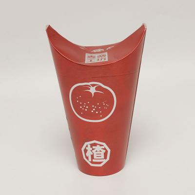 China Embalagens de alimentos descartáveis personalizadas Caixa de papel para levar Copos de charcuteria de pipoca à venda