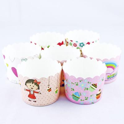 China Paper Cupcake Bakery Packaging Box Stamping Printing Biodegradable Case for sale