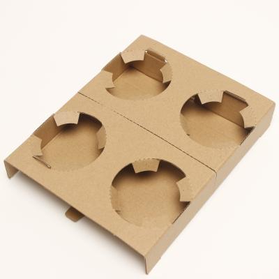 中国 カスタマイズされた印刷可能なベーカリーパッケージングボックス 使い捨ての長方形紙カップパッド 販売のため