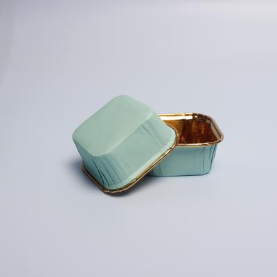 Китай Алюминиевые карточные чашки для кексов Перерабатываемые жироустойчивые бумажные коробки для кексов продается