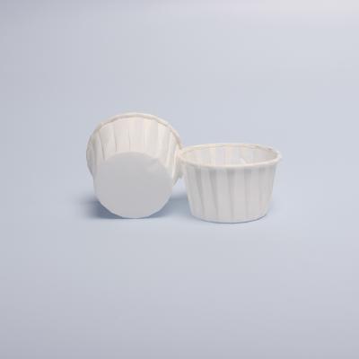 China Grease Resistant Bakery Packaging Box Recyclable Cupcakes Muffin Paper Cups for sale