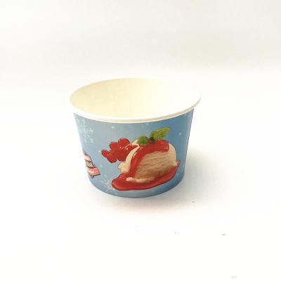 China Ice Cream Cups Wholesale Customized Paper Cup Frozen Ice Cream Cup Food & Beverage Packaging for sale