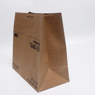 China Spot Nordic Wind Creative Washable Kraft Paper Bag Washable Tear Kitchen Refrigerator Storage Bag for sale