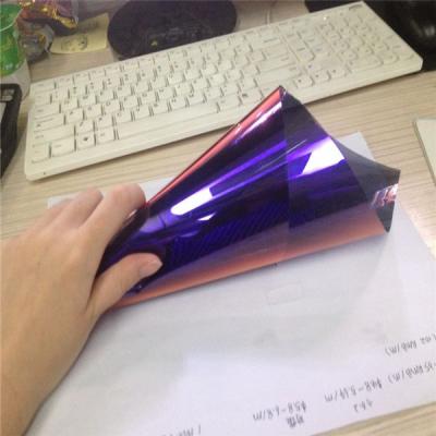 China Hot sale plastic self-adhesive chameleon solar window film in 1.52*30m for sale
