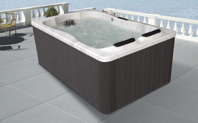 China Monalisa M-3374 large hydro massage tub 2 adults hot tub SPA swim pool outdoor Dubai massage SPA tub whirlpool SPA bath for sale