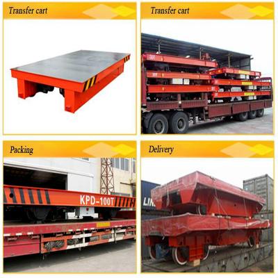 China Industrial Rail Mountedromote control electric rail trolly for heavy plant for sale