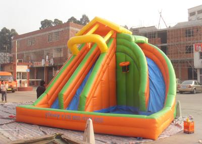 China Tobogán acuático inflable comercial del tobogán acuático de la piscina para el patio trasero en venta