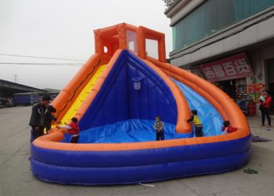 China Amusement Park Inflatable Water Slide , Adult Size Inflatable Water Slide for sale