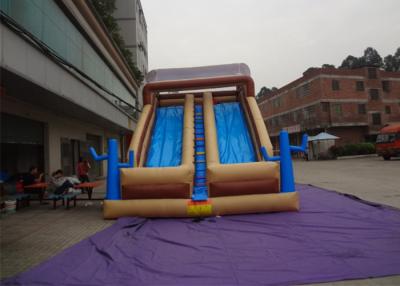 China A corrediça inflável exterior engraçada, inflável molhou/secou a corrediça para crianças à venda