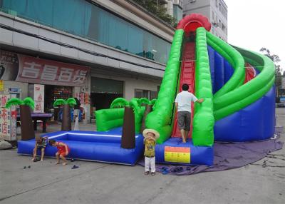 China Waterproof  PVC Huge Commercial Inflatable Slide With Forest Theme Park for sale